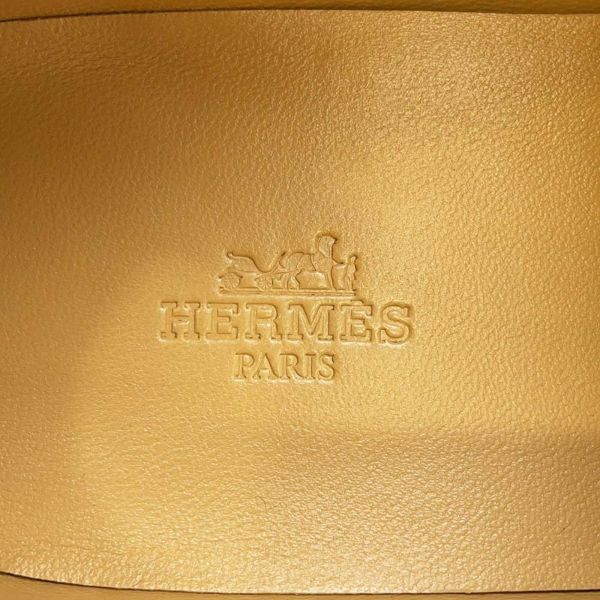 エルメス モカシン オノレ カーフレザー パリバックル メンズサイズ40 1/2 HERMES 靴 黒