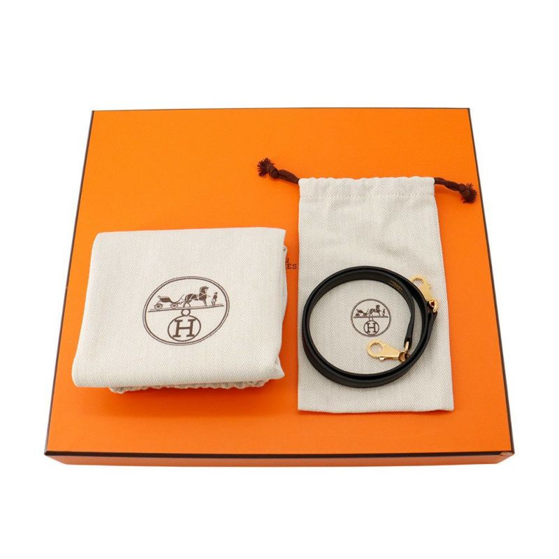 エルメス 24/24 29 サック ヴァンキャトル ブラック/シルバー金具 トゴ/スイフト U刻印 2wayショルダー 黒