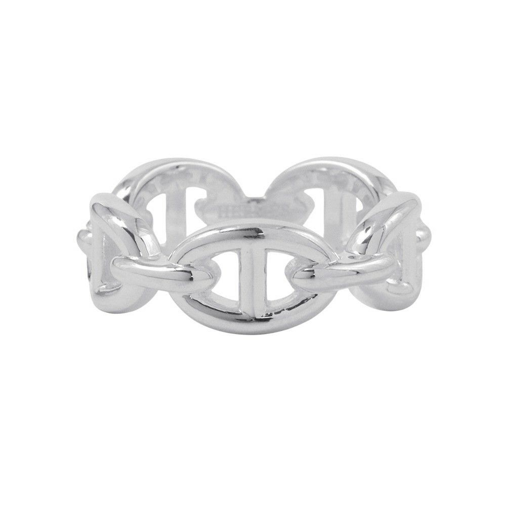 エルメス リング シェーヌダンクル アンシェネPM SV925シルバー リングサイズ53 HERMES ジュエリー