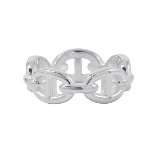 エルメス リング シェーヌダンクル アンシェネPM SV925シルバー リングサイズ53 HERMES ジュエリー