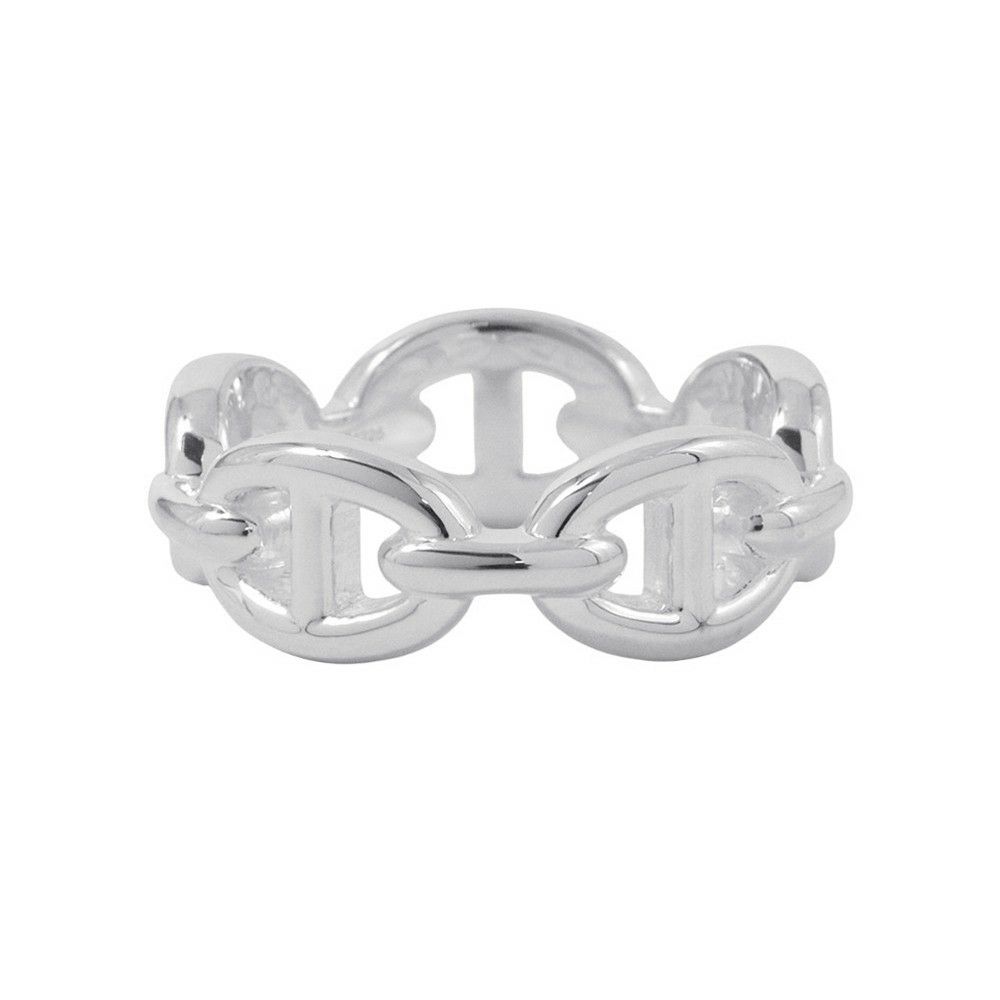 エルメス リング シェーヌダンクル アンシェネPM SV925シルバー リングサイズ53 HERMES ジュエリー