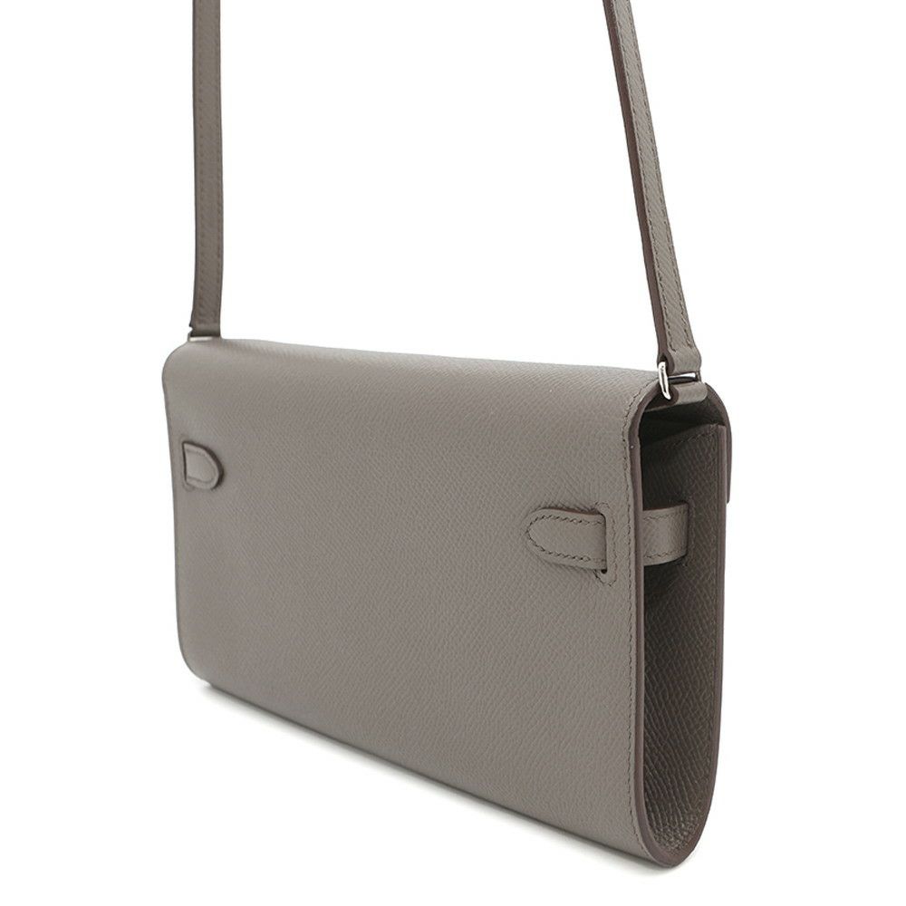 エルメス ケリーウォレット ロング トゥーゴー エタン/シルバー金具 エプソン Z刻印 財布