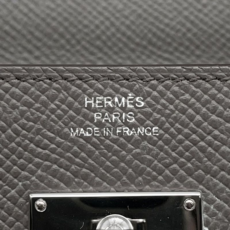 エルメス ケリーウォレット ロング トゥーゴー エタン/シルバー金具 エプソン Z刻印 財布