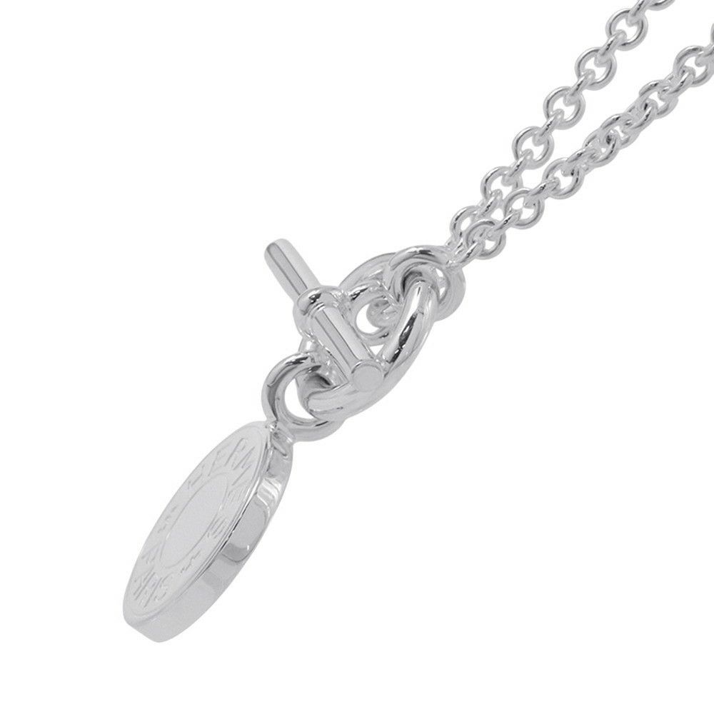 エルメス ネックレス アミュレット H エクスリブリス コンフェッティ セリエ SV925シルバー HERMES ジュエリー