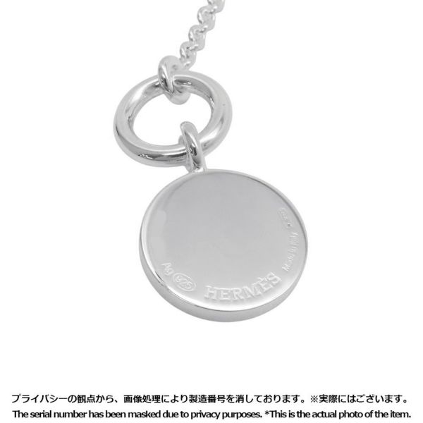 エルメス ネックレス アミュレット H エクスリブリス コンフェッティ セリエ SV925シルバー HERMES ジュエリー
