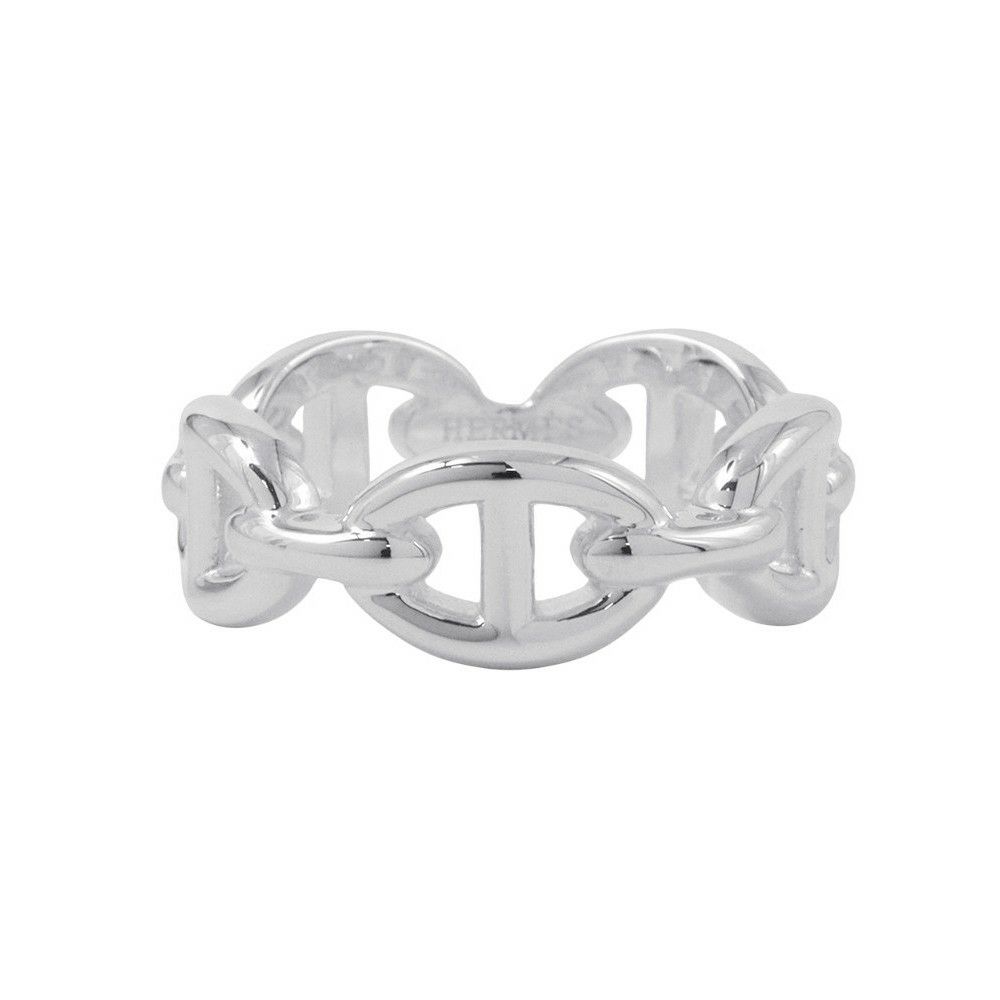 エルメス リング シェーヌダンクル アンシェネPM SV925シルバー リングサイズ54 HERMES ジュエリー