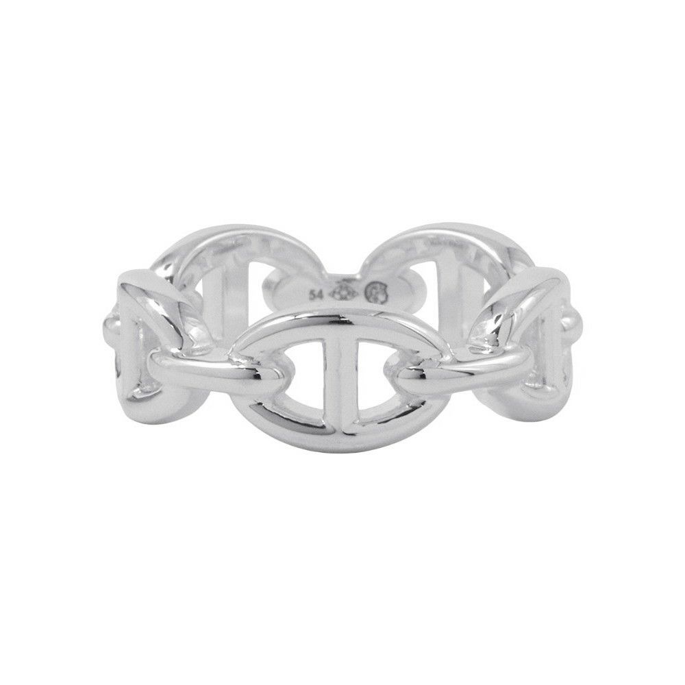 エルメス リング シェーヌダンクル アンシェネPM SV925シルバー リングサイズ54 HERMES ジュエリー