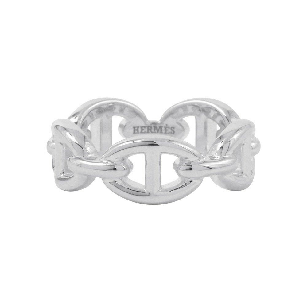 エルメス リング シェーヌダンクル アンシェネPM SV925 リングサイズ52 HERMES ジュエリー