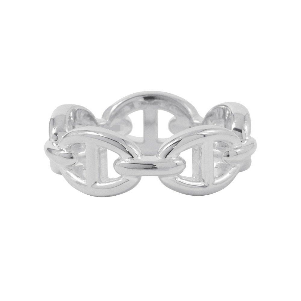 エルメス リング シェーヌダンクル アンシェネPM SV925 リングサイズ52 HERMES ジュエリー