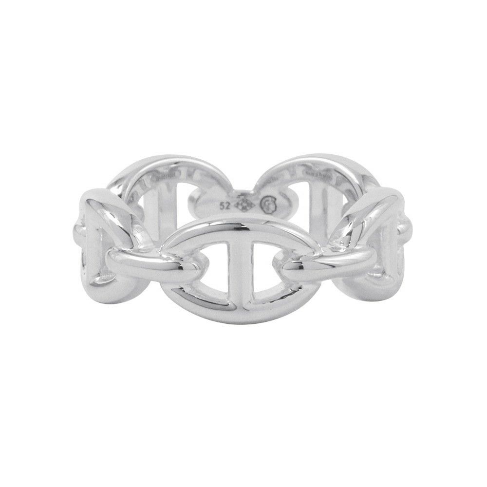 エルメス リング シェーヌダンクル アンシェネPM SV925 リングサイズ52 HERMES ジュエリー