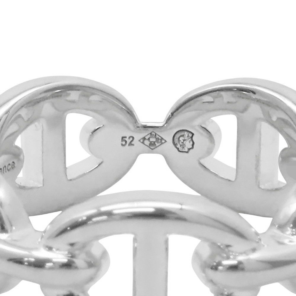 エルメス リング シェーヌダンクル アンシェネPM SV925 リングサイズ52 HERMES ジュエリー