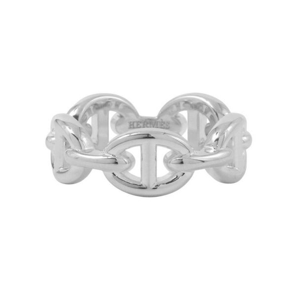 エルメス　HERMES 51サイズ メンズピンキーリング可能　アンシェネ HERMES エルメス リング アンシェネ PM Enchainee Ring