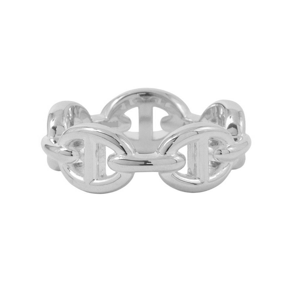 エルメス リング シェーヌダンクル アンシェネPM SV925シルバー リングサイズ50 HERMES ジュエリー