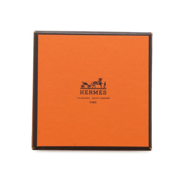 エルメス バングル ジャンピング レザー メタル サイズ S HERMES ブレスレット 黒