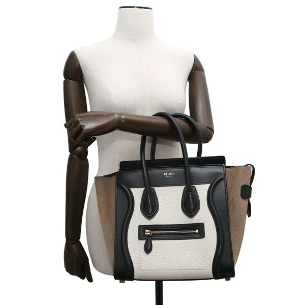 セリーヌ ハンドバッグ ラゲージ マイクロ ショッパー 167793 CELINE バッグ 黒