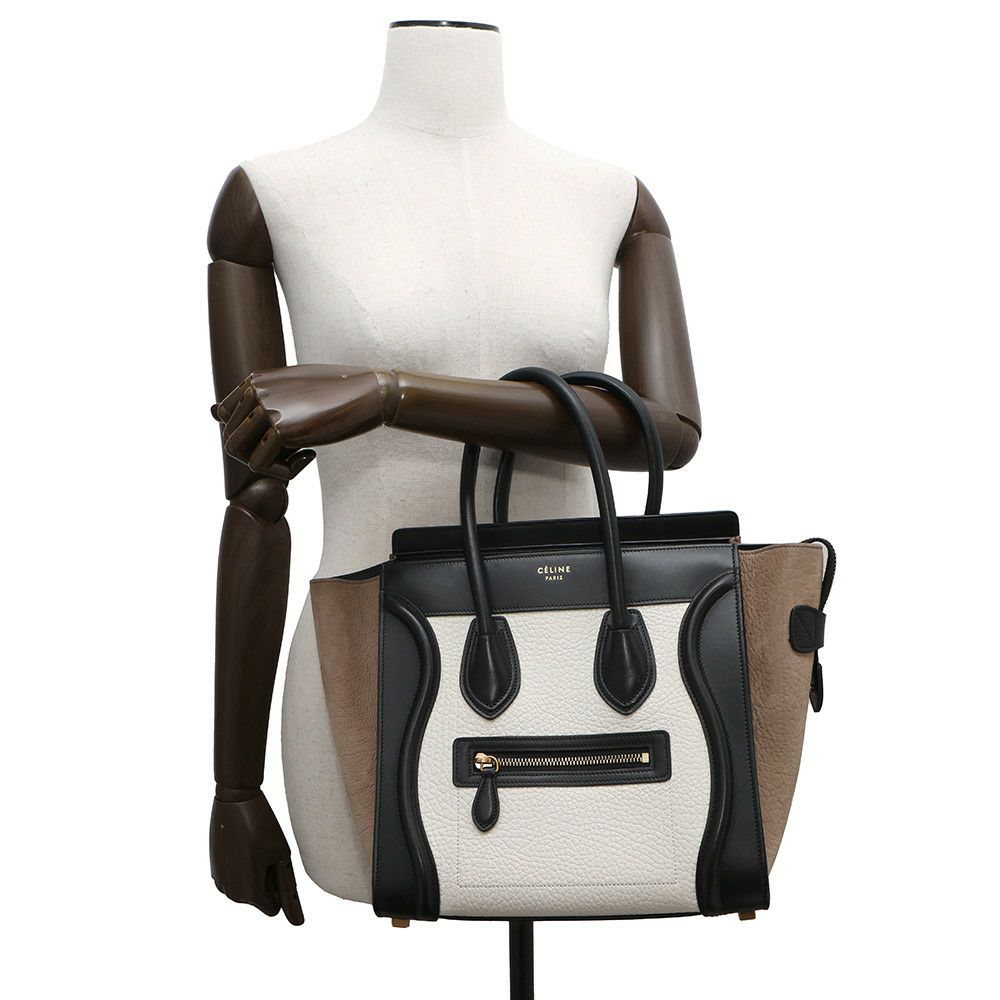 セリーヌ ハンドバッグ ラゲージ マイクロ ショッパー 167793 CELINE バッグ 黒