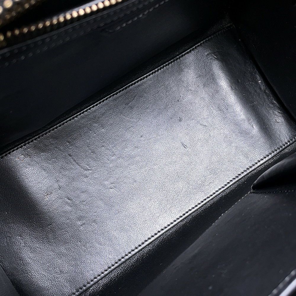 セリーヌ ハンドバッグ ラゲージ マイクロ ショッパー 167793 CELINE バッグ 黒