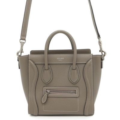 セリーヌ CELINE ラゲージ ミニショッパー ハンドバッグ CELINE （未使用 展示品）セリーヌ ラゲージ ミニショッパー