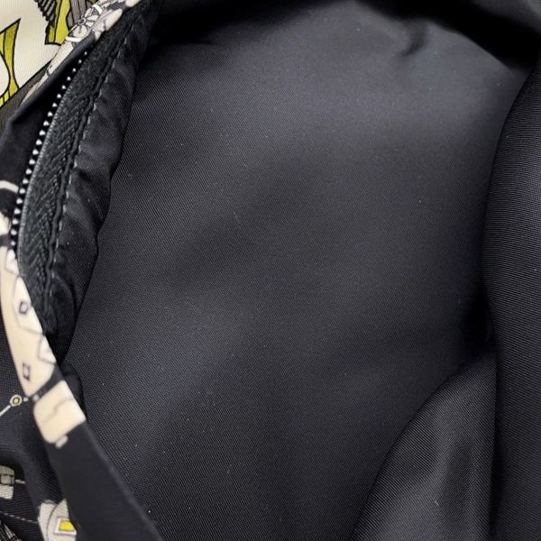 プラダ リュック コミック ナイロン サル PRADA バックパック 黒