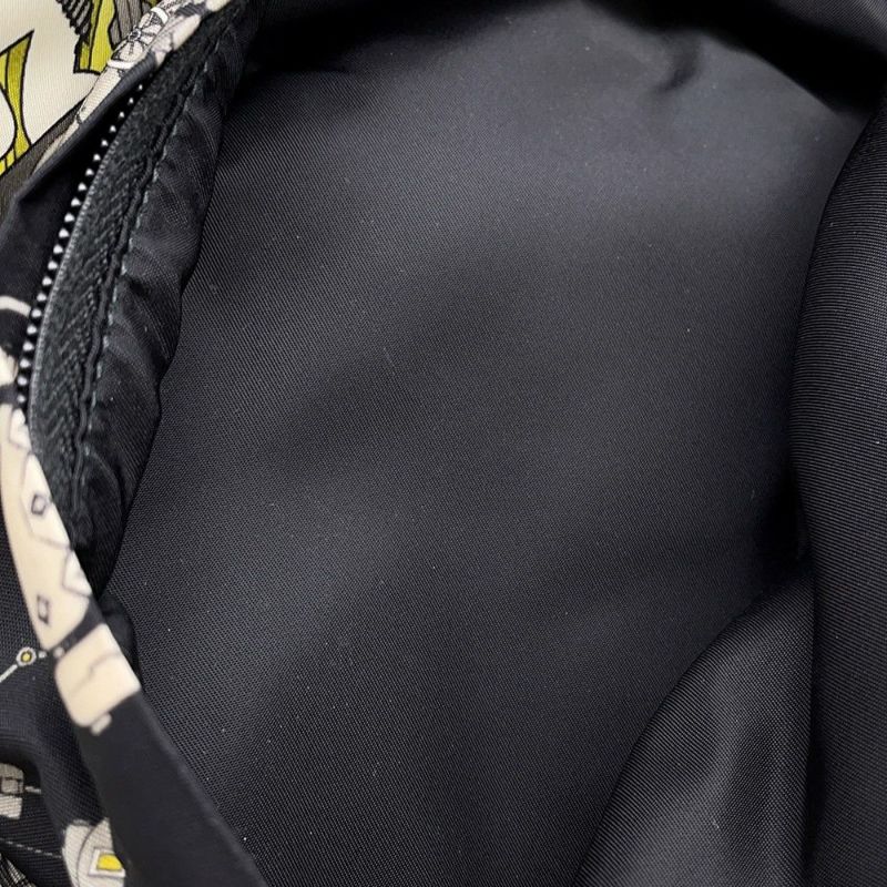 プラダ リュック コミック ナイロン サル PRADA バックパック 黒