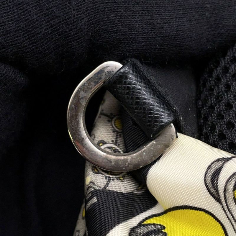 プラダ リュック コミック ナイロン サル PRADA バックパック 黒