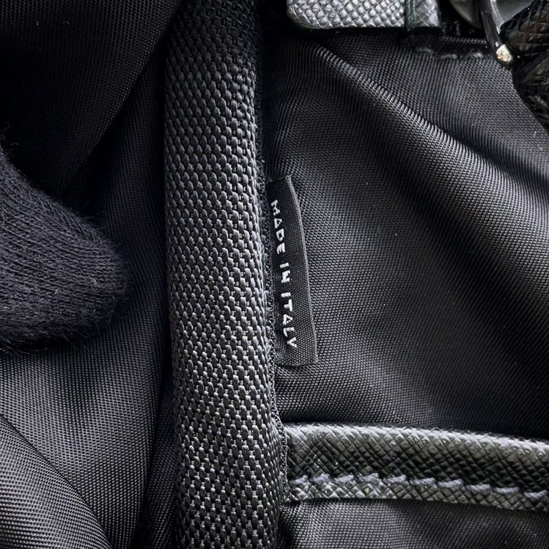 プラダ リュック コミック ナイロン サル PRADA バックパック 黒