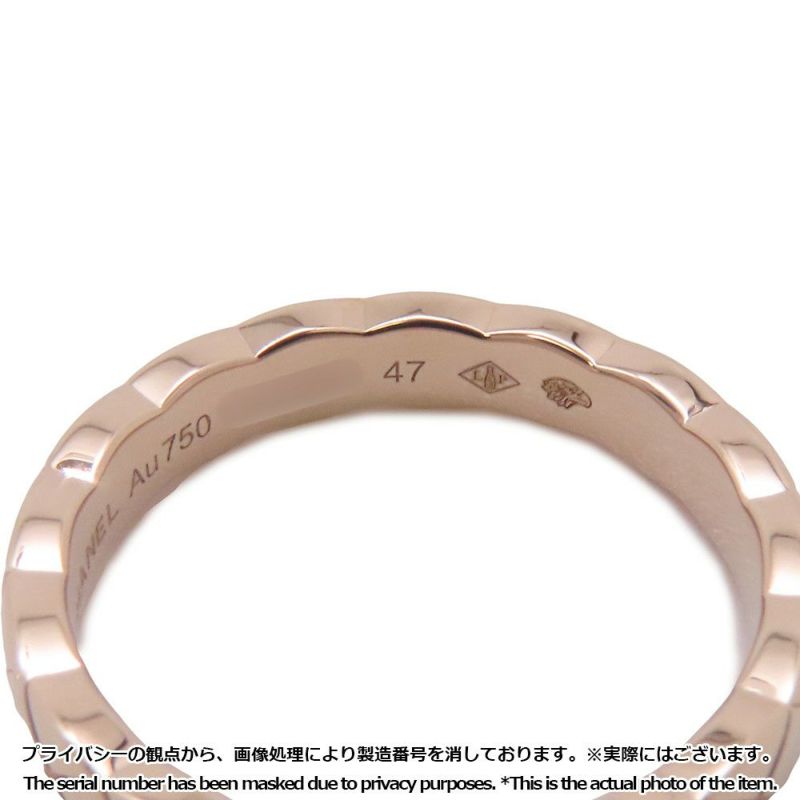 シャネル リング ココクラッシュ ミニ リング K18PG リングサイズ47 J11785 CHANEL 指輪 ジュエリー