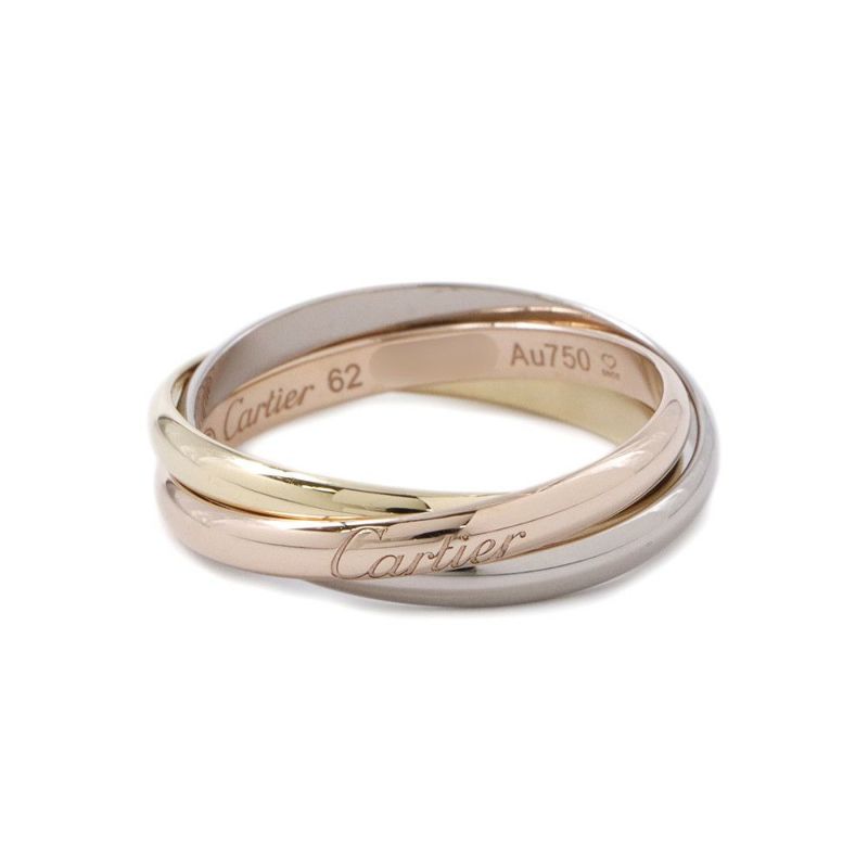 カルティエ リング トリニティリング スモールモデル SM K18YG/K18PG/K18WG リングサイズ62 B4086100 Cartier
