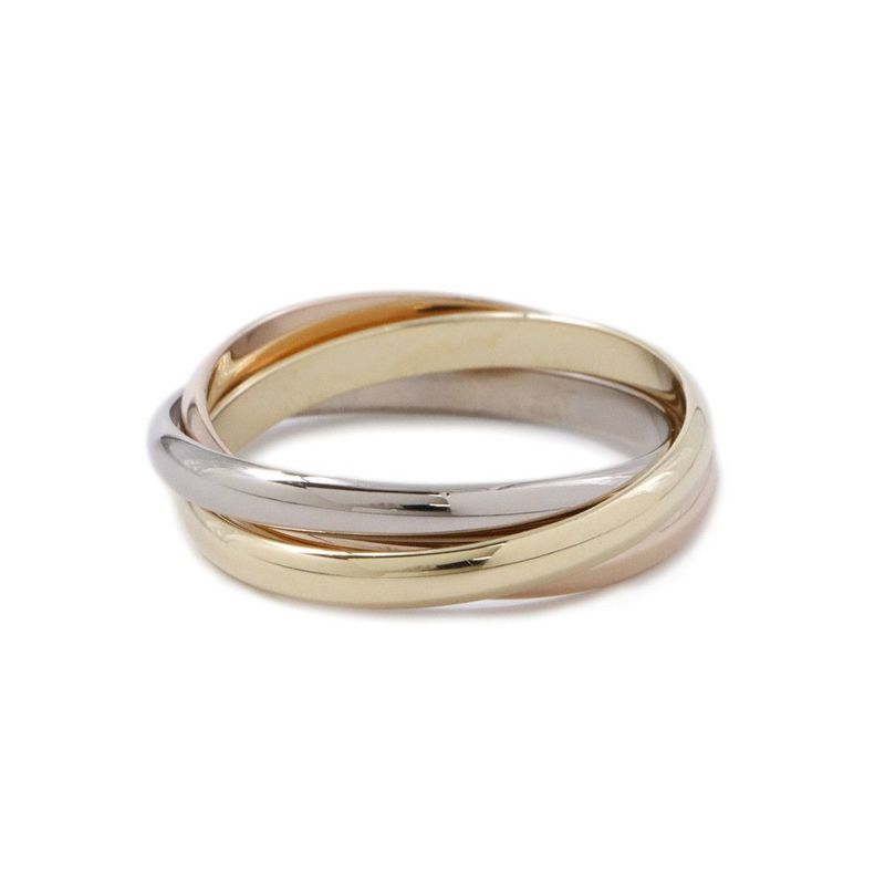 カルティエ リング トリニティリング スモールモデル SM K18YG/K18PG/K18WG リングサイズ62 B4086100 Cartier