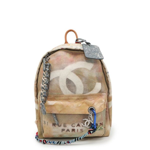 シャネル リュック アクト2 グラフィティ ココマーク キャンバス A92352 CHANEL バックッパック