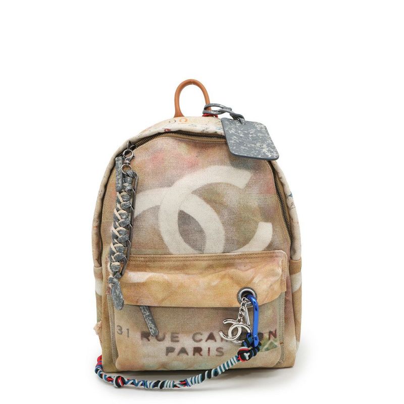 シャネル リュック アクト2 グラフィティ ココマーク キャンバス A92352 CHANEL バックッパック