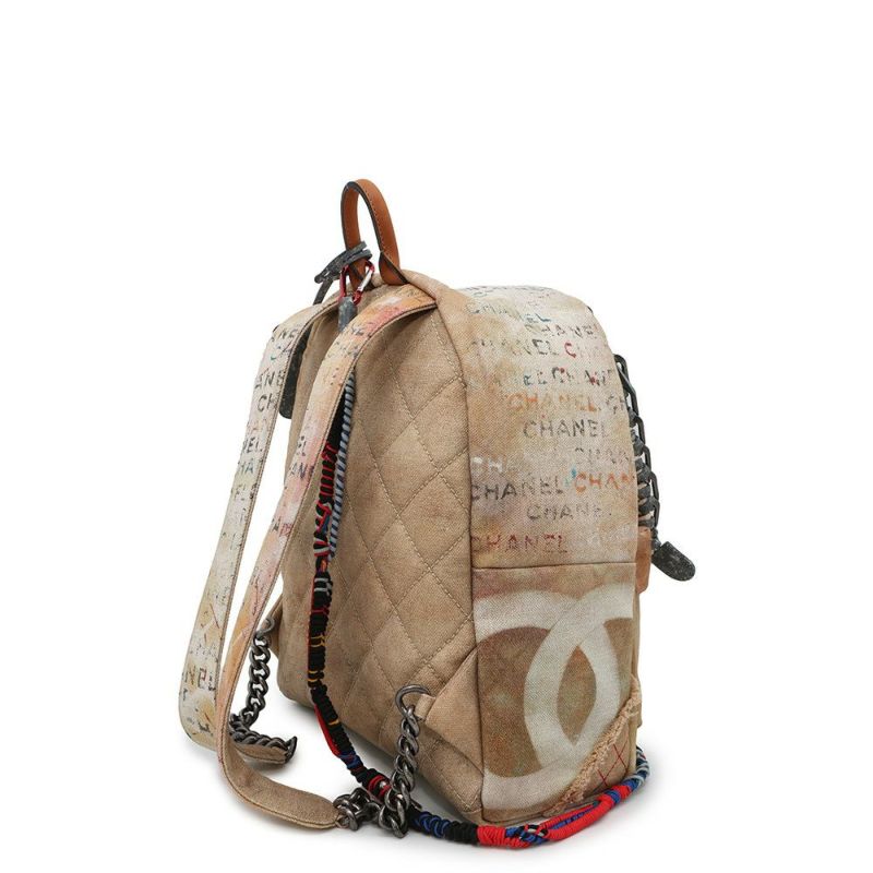 シャネル リュック アクト2 グラフィティ ココマーク キャンバス A92352 CHANEL バックッパック