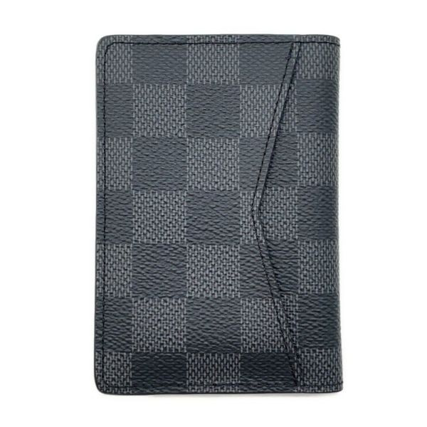 ルイヴィトン カードケース ダミエ・グラフィット オーガナイザー・ドゥ ポッシュ N63143 ヴィトン メンズ 黒 ブラック