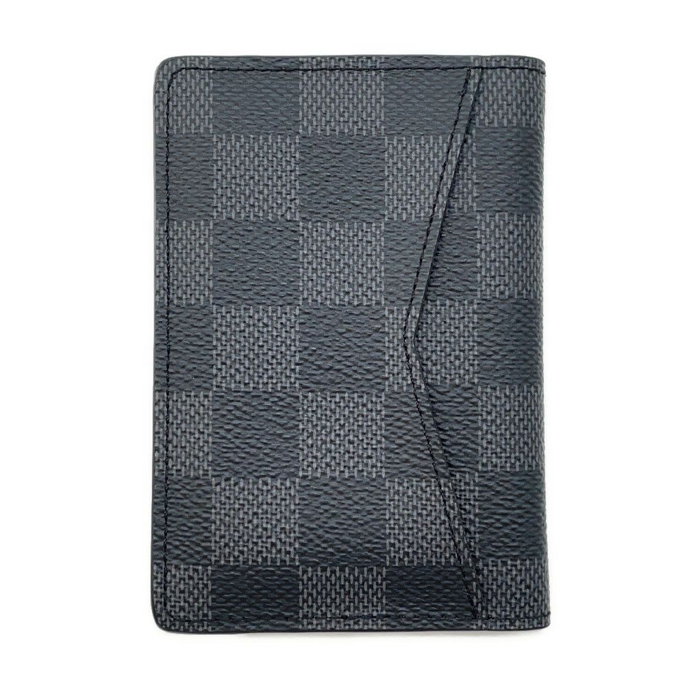 ルイヴィトン カードケース ダミエ・グラフィット オーガナイザー・ドゥ ポッシュ N63143 ヴィトン メンズ 黒 ブラック