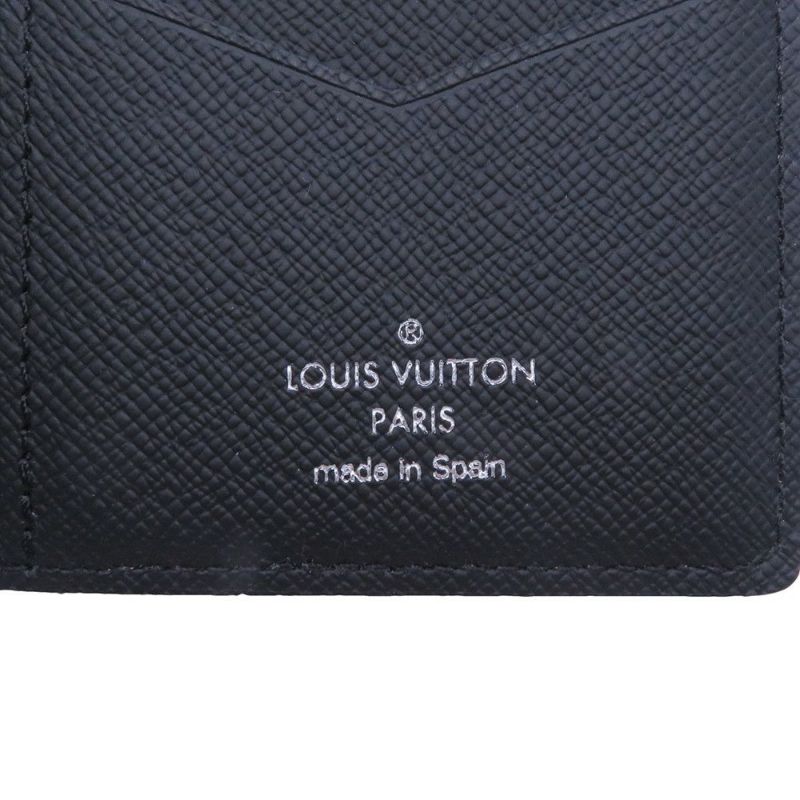ルイヴィトン カードケース ダミエ・グラフィット オーガナイザー・ドゥ ポッシュ N63143 ヴィトン メンズ 黒 ブラック