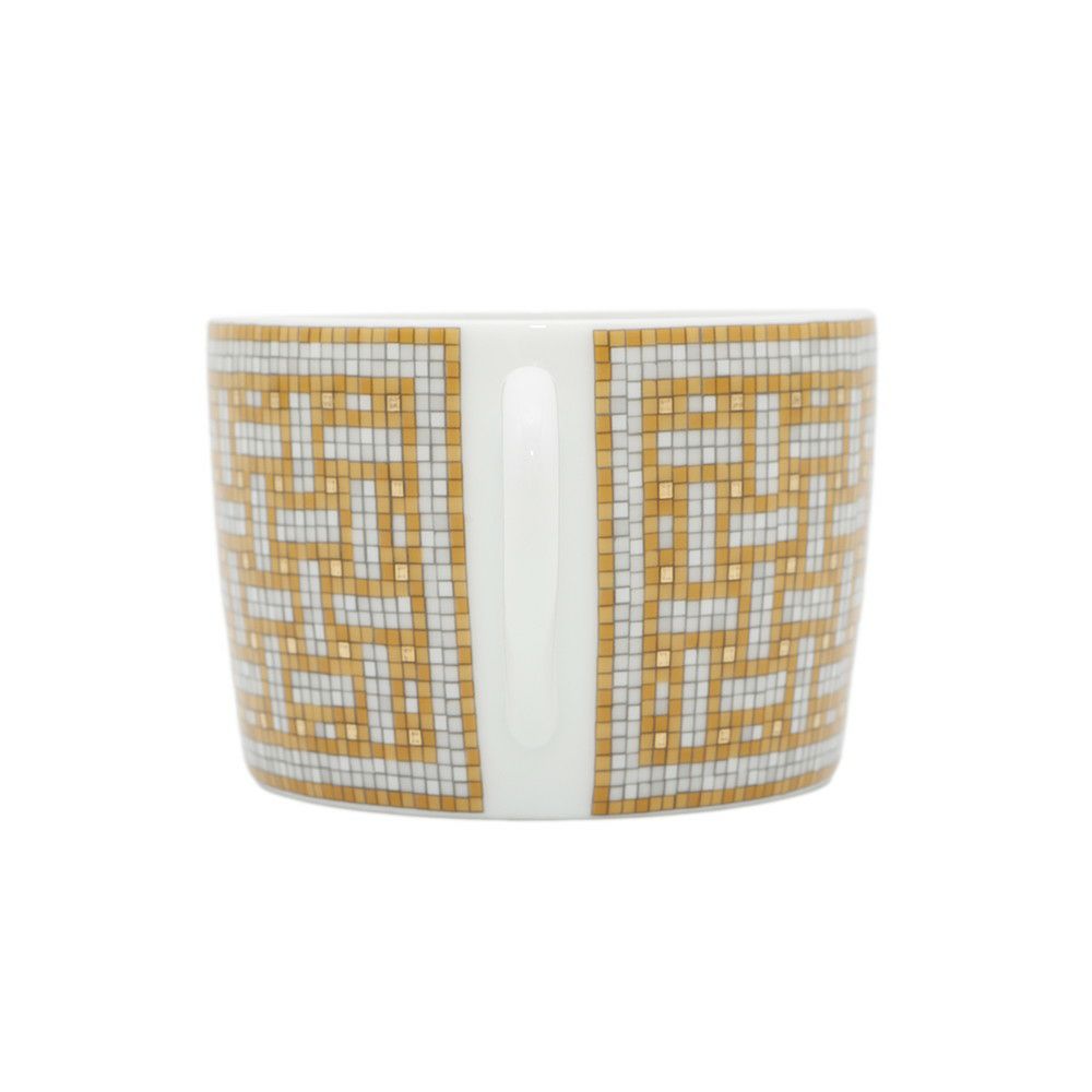 エルメス ティーカップ・ソーサー モザイク ヴァンキャトル 2客セット 160ml HERMES 食器 ギフト ポーセリン 白