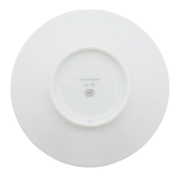 エルメス ティーカップ・ソーサー モザイク ヴァンキャトル 2客セット 160ml HERMES 食器 ギフト ポーセリン 白