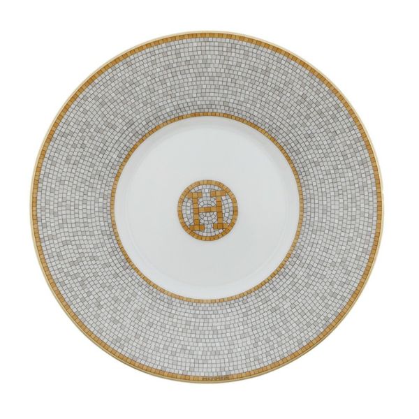 エルメス ティーカップ・ソーサー モザイク ヴァンキャトル 2客セット 160ml HERMES 食器 ギフト ポーセリン 白