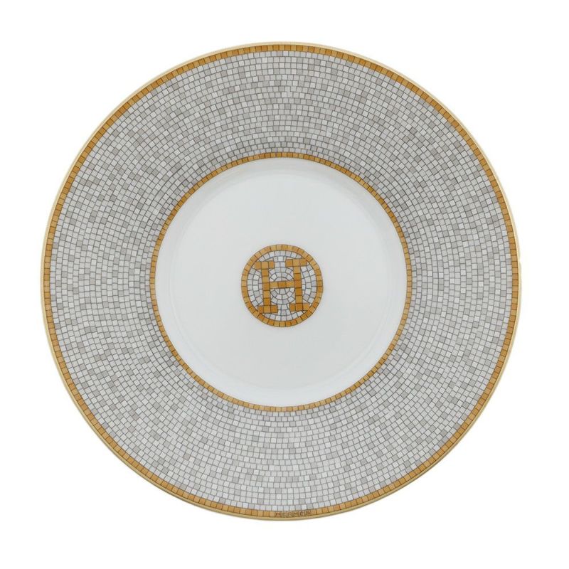 エルメス ティーカップ・ソーサー モザイク ヴァンキャトル 2客セット 160ml HERMES 食器 ギフト ポーセリン 白