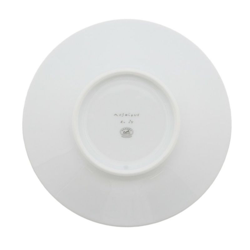 エルメス ティーカップ・ソーサー モザイク ヴァンキャトル 2客セット 160ml HERMES 食器 ギフト ポーセリン 白