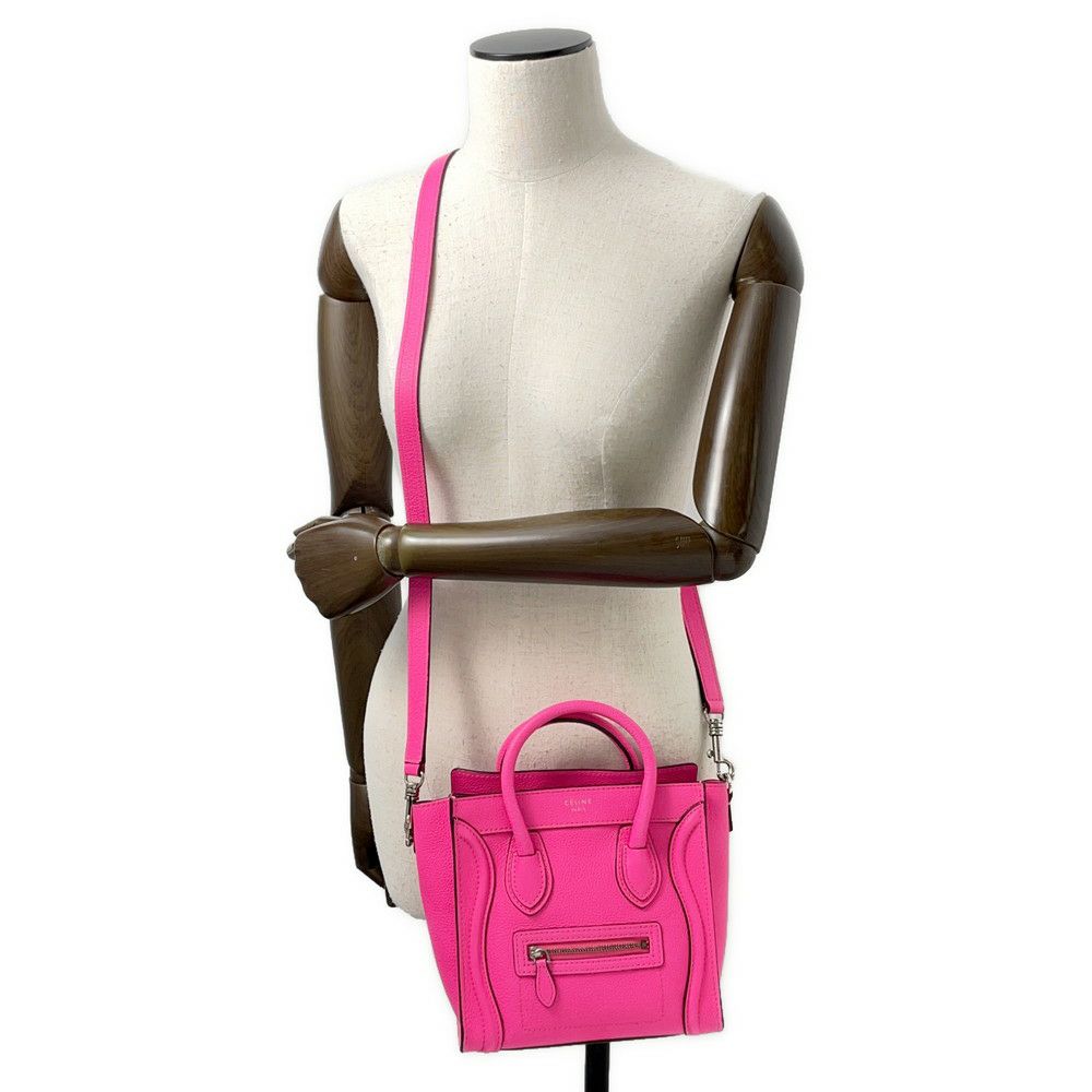 セリーヌ ハンドバッグ ラゲージ ナノショッパー 189243 CELINE 2way