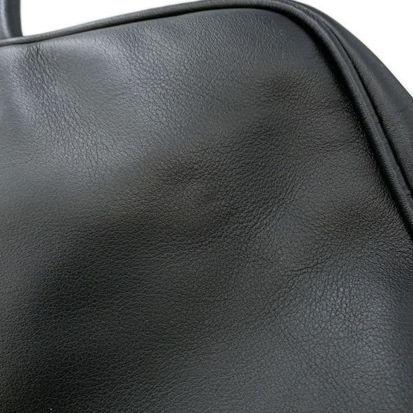 ミュウミュウ ハンドバッグ ボー カーフレザー 5BB117 MIUMIU トップハンドルバッグ 黒