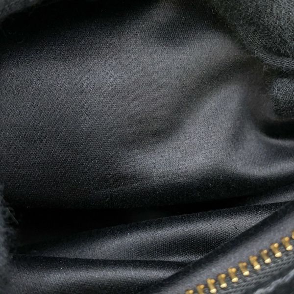 ミュウミュウ ハンドバッグ ボー カーフレザー 5BB117 MIUMIU トップハンドルバッグ 黒