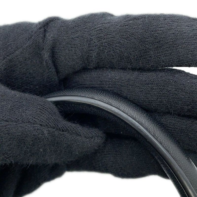 ミュウミュウ ハンドバッグ ボー カーフレザー 5BB117 MIUMIU トップハンドルバッグ 黒