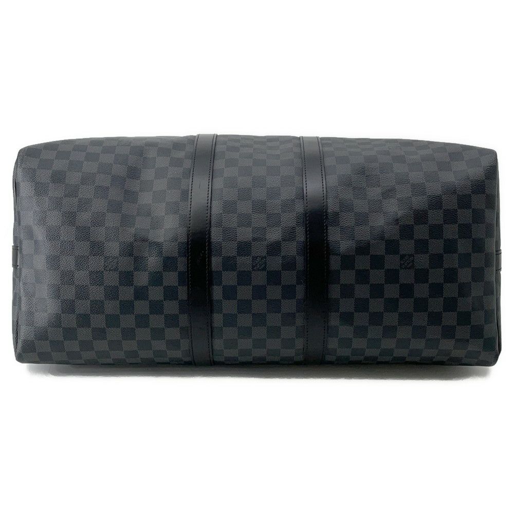 ルイヴィトン ボストンバッグ ダミエ・グラフィット キーポル・バンドリエール 55 N41413 ヴィトン トラベル 黒 ブラック