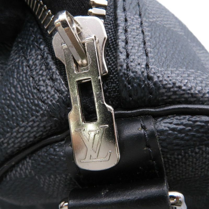 ルイヴィトン ボストンバッグ ダミエ・グラフィット キーポル・バンドリエール 55 N41413 ヴィトン トラベル 黒 ブラック