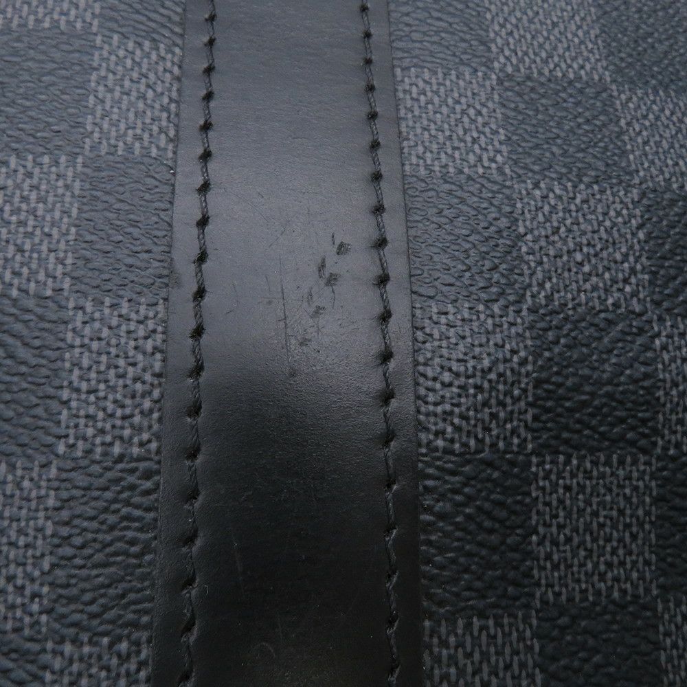 ルイヴィトン ボストンバッグ ダミエ・グラフィット キーポル・バンドリエール 55 N41413 ヴィトン トラベル 黒 ブラック