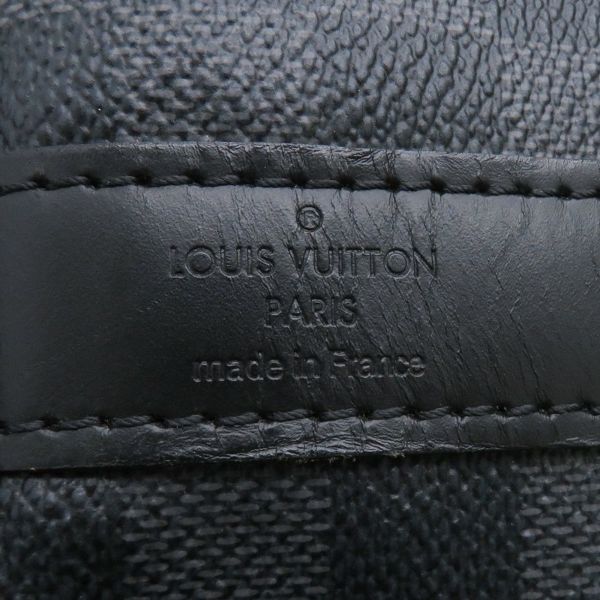 ルイヴィトン ボストンバッグ ダミエ・グラフィット キーポル・バンドリエール 55 N41413 ヴィトン トラベル 黒 ブラック