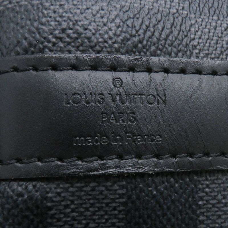 ルイヴィトン ボストンバッグ ダミエ・グラフィット キーポル・バンドリエール 55 N41413 ヴィトン トラベル 黒 ブラック