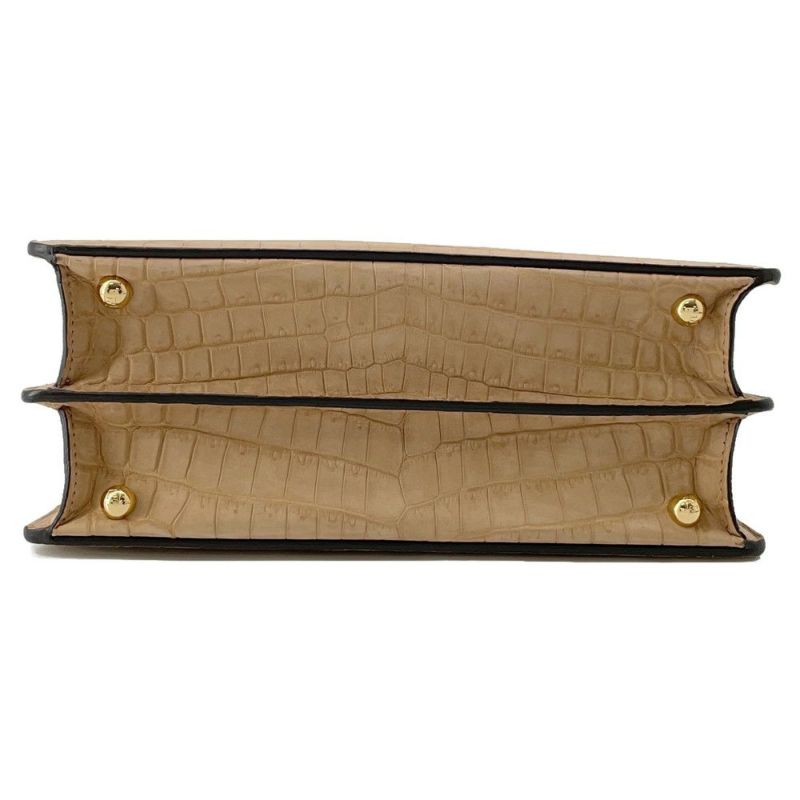 フェンディ ハンドバッグ ピーカブー アイシーユー ISEEU スモール クロコダイル 8BN327 2way